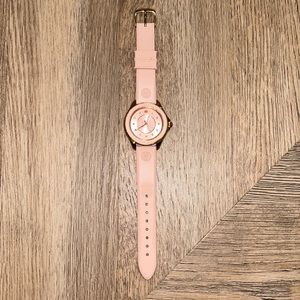Light Pink Rubber Michele Watch